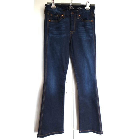 AS-NEW 7 for all mankind "A pocket" boot cut mid-rise jeans - Picture 2 of 10